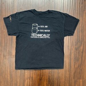 Funny Science Sarcasm Black T-Shirt